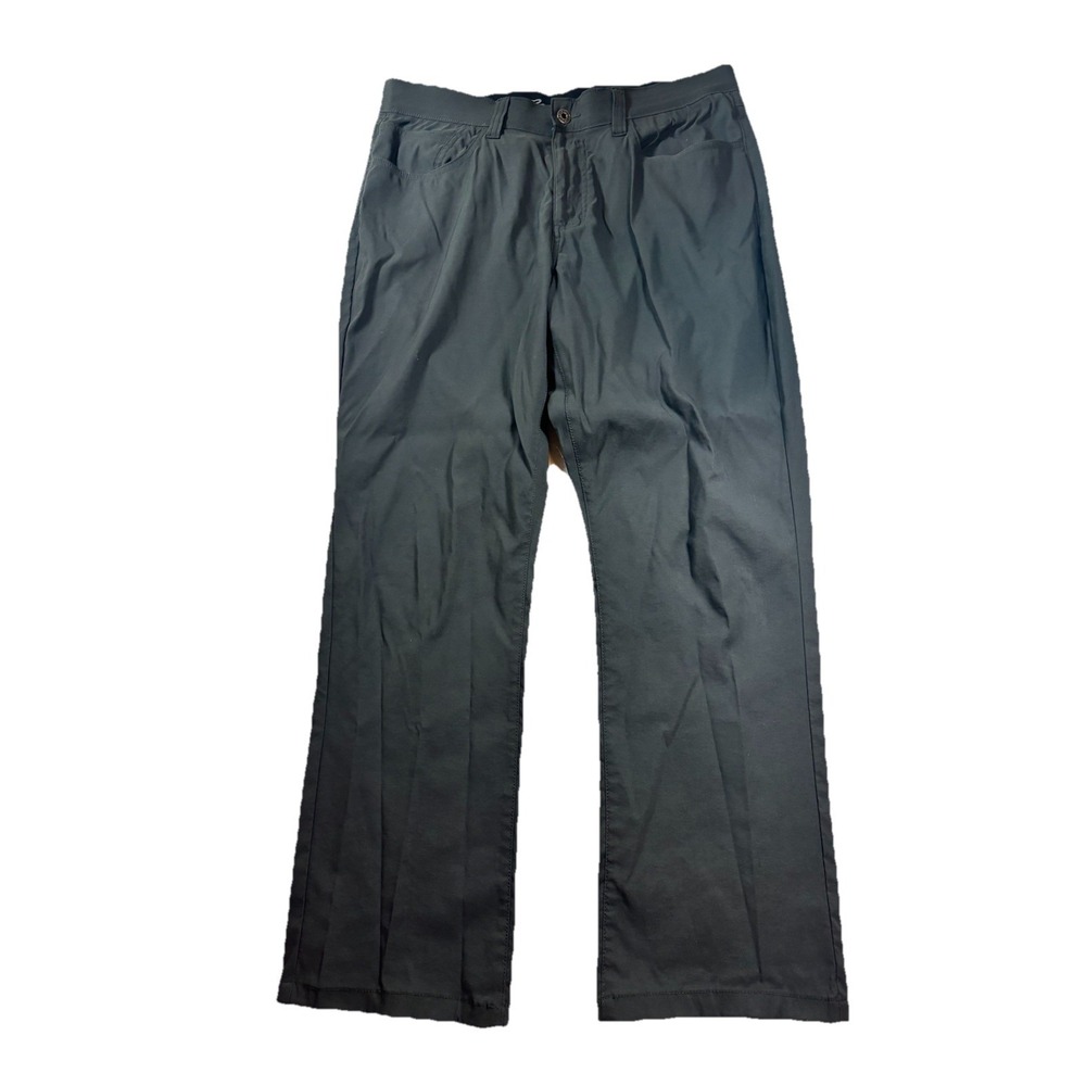 Eddie Bauer Mens 34x30 Blue Tech Pants Hiking Outdoor Nylon Stretch